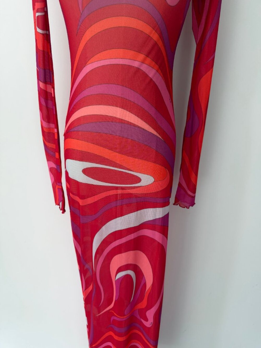 Pucci Tulle Marmo Print Maxi Dress - Picture 9 of 12